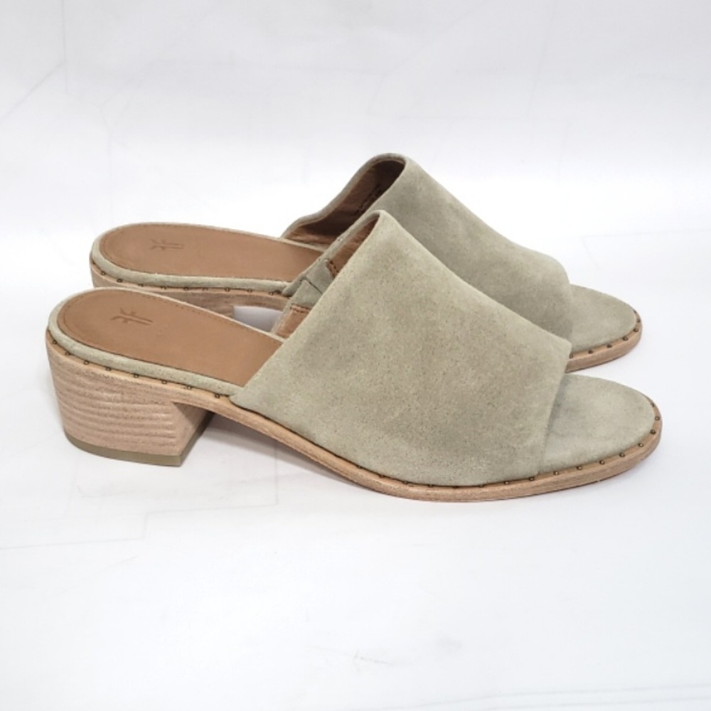 Frye Cindy Mule in cement suede - Picture 5 of 6